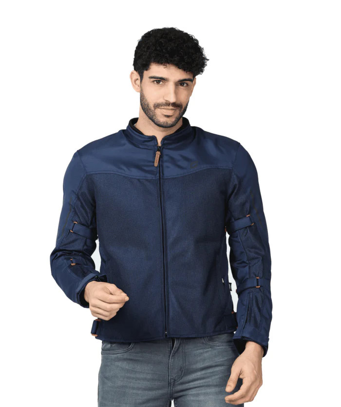 Solace Thrift Mesh Riding Jacket (Schema Blue) - Image 3
