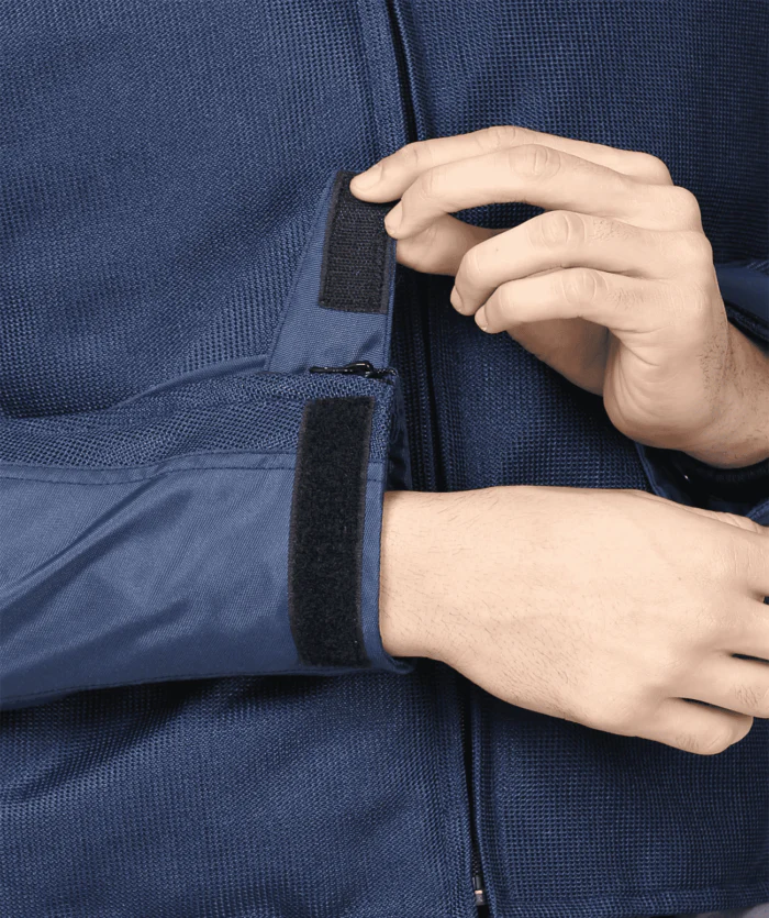 Solace Thrift Mesh Riding Jacket (Schema Blue) - Image 4