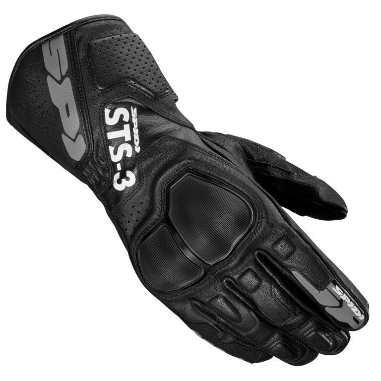 Spidi STS 3 Gloves - Black Yellow - Image 2