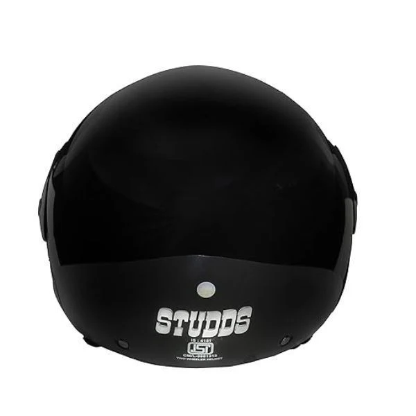 Studds Cub Open Face Helmet Black - Image 2