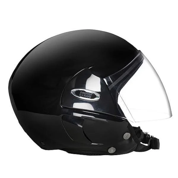 Studds Cub Open Face Helmet Black - Image 3