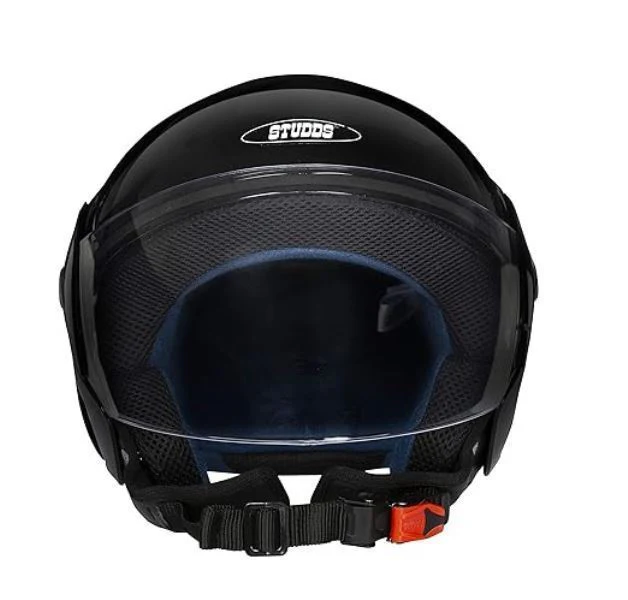 Studds Cub Open Face Helmet Black - Image 5