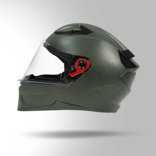 Studds Full Face Helmets - Raider Street Military Green - Image 2