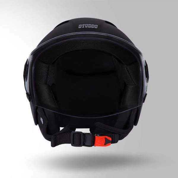 Studds HF Vogue Eco Black-Helmet - Image 4