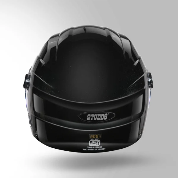 Studds Ray Super Black-Helmet - Image 4