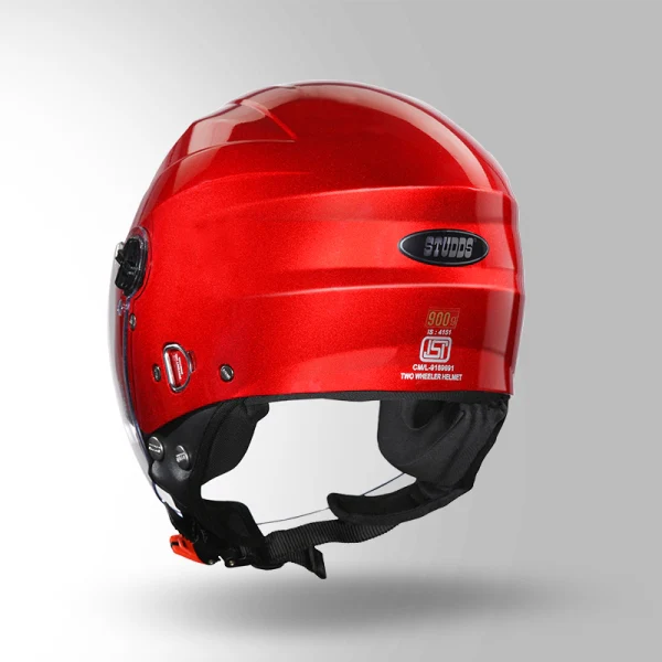 Studds Ray Super Cherry Red-Helmet - Image 3