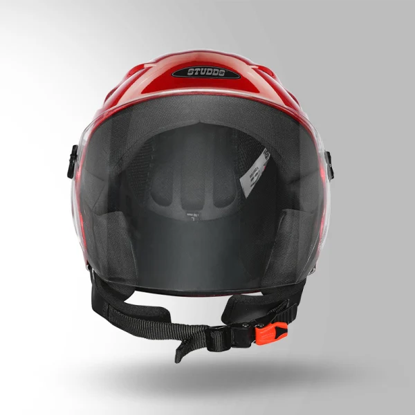 Studds Ray Super Cherry Red-Helmet - Image 5