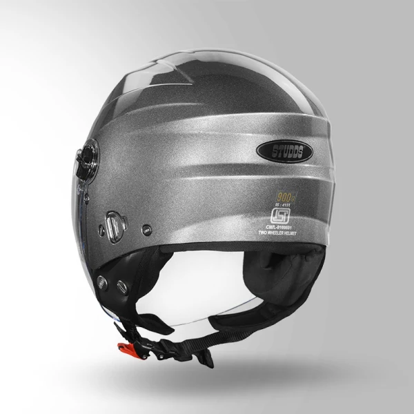 Studds Ray Super Gun Grey-Helmet - Image 3