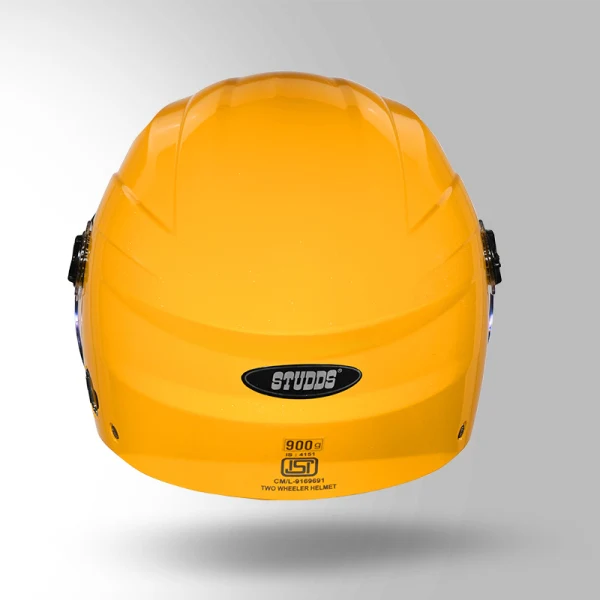 Studds Ray Super Mustard-Helmet - Image 3