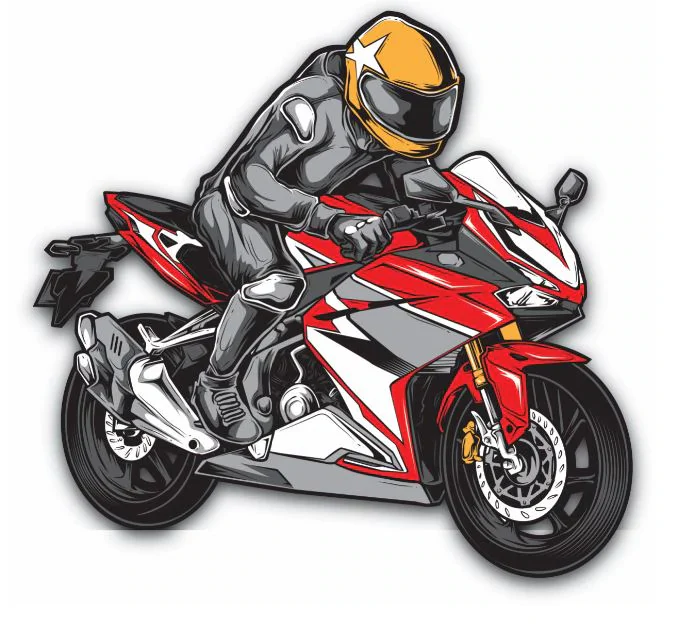 Super Biker Sticker - Wander Looms