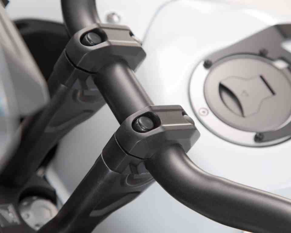 SW-Motech 20mm Handlebar Risers for 28mm Handlebars – Black - LEH.00.039.24100.20/B
