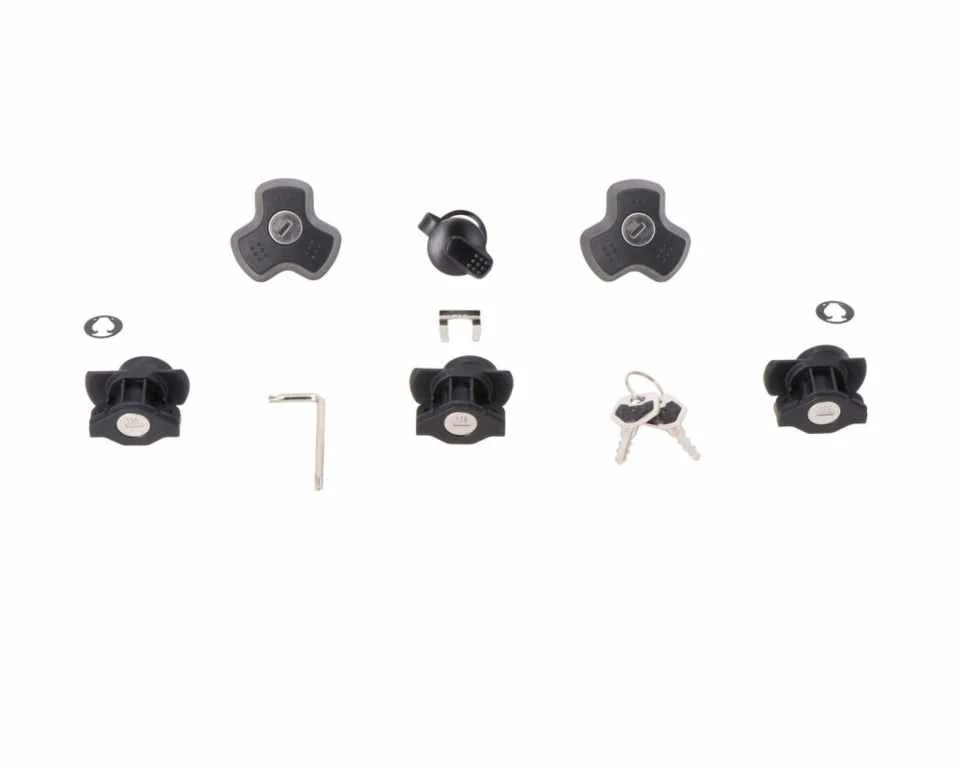 SW-Motech 3 Lock Set + 1 TraX Lock Set + 2 Anti Theft Devices for DUSC Cases - LOC.00.745.10200