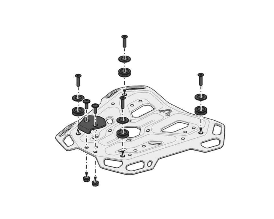 SW-Motech Adventure Luggage Rack for BMW S1000XR - GPT.07.954.19000/B - Image 4
