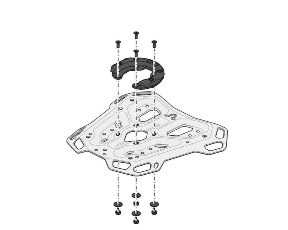 SW-Motech Adventure Luggage Rack for Ducati DesertX - GPT.22.995.19000/B - Image 2