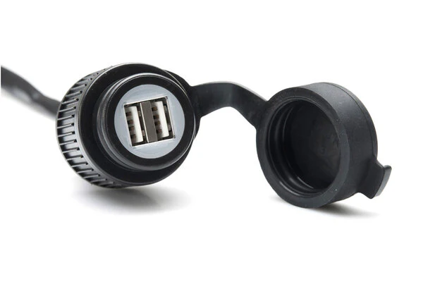 SW-Motech Dual USB Outlet with Wiring Harness - EMA.00.107.11300 - Image 2