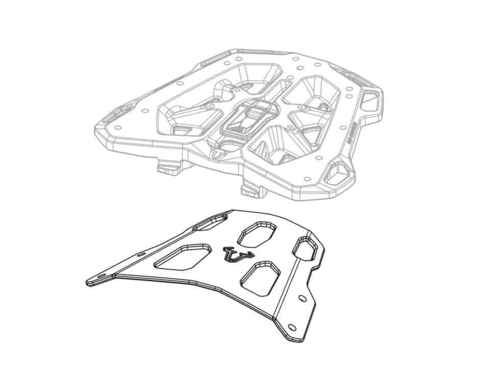 SW-Motech Street Luggage Rack for Kawasaki Z650 / Ninja 650 - GPT.08.866.16000/B - Image 4