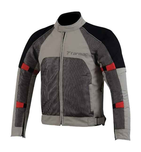 Tarmac Drifter Grey/Black/Red Level 1 Mens Riding Jacket - Image 4