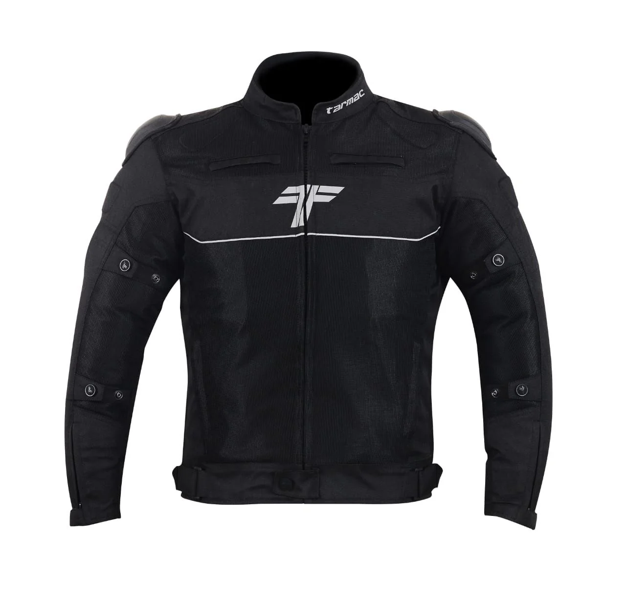 Tarmac One III Level 2 Black Riding Jacket with PU Chest Protectors - Image 2