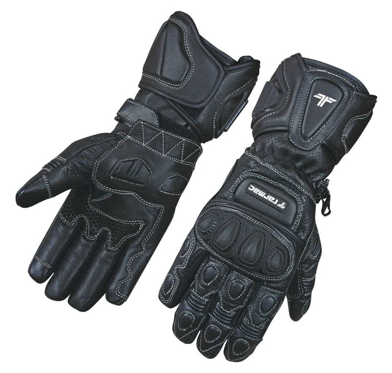 Tarmac Rapid Black Full Gauntlet Gloves