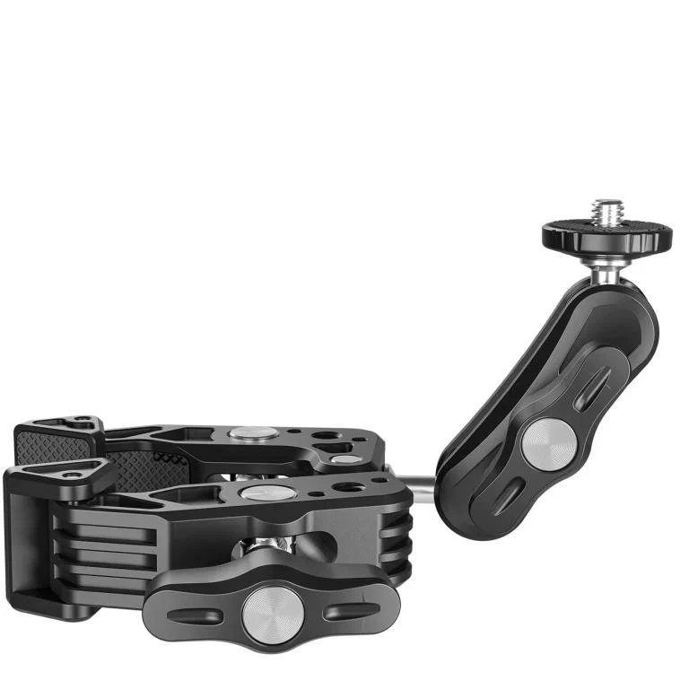 Telesin Super Crab Clamp Clip Magic Arm Mount with 1/4 screw Ball Head for GoPro Insta360 Action Camera cellphones (SC-001) - Image 3