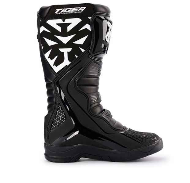 Tiger Racing-MTR T2 Motocross Offroad Boots (Black) - Image 3