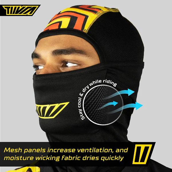 Tiivra Buzzy Balaclava (Black Yellow) - Image 6