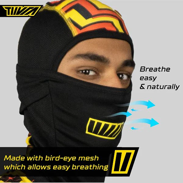 Tiivra Buzzy Balaclava (Black Yellow) - Image 7