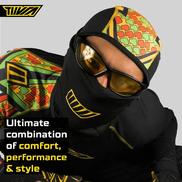 Tiivra RazzTazz Balaclava (Black Yellow) - Image 6