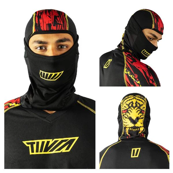 Tiivra Sabre Balaclava (Black Yellow) - Image 3