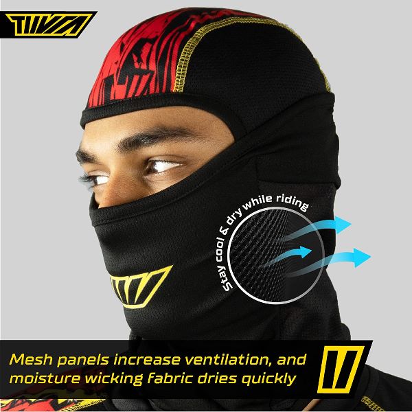 Tiivra Sabre Balaclava (Black Yellow) - Image 4