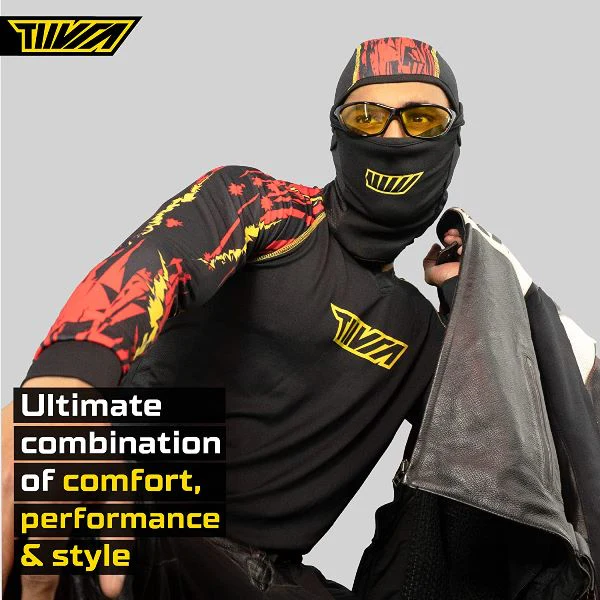 Tiivra Sabre Balaclava (Black Yellow) - Image 5