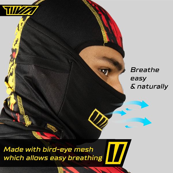 Tiivra Sabre Balaclava (Black Yellow) - Image 7