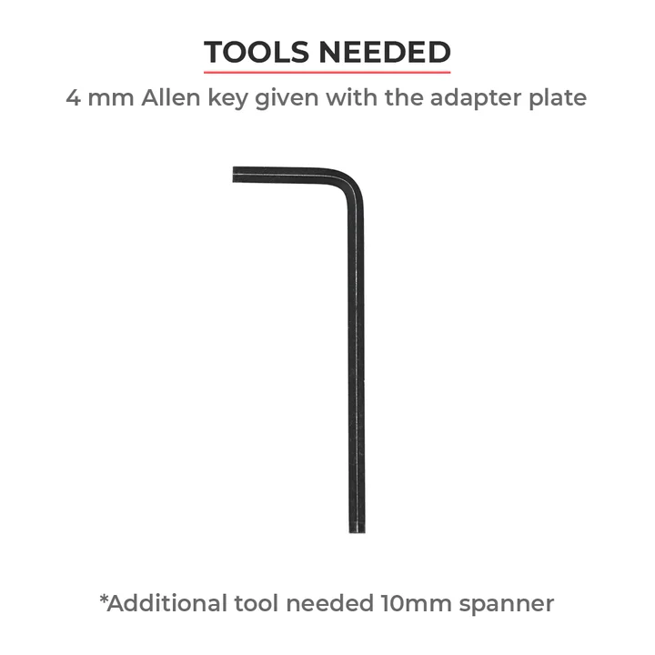 ViaTerra Top Box Adapter Plate for Hero Xpulse 200 - Image 4