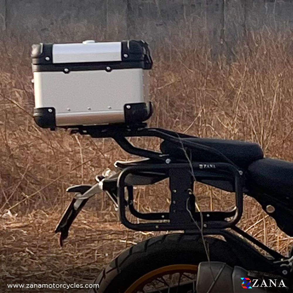 TOP BOX ALUMINIUM BLACK ( 35ltr ) R-FLAT FOR HIMALAYAN 452 - ZI-TB-004 - Image 4