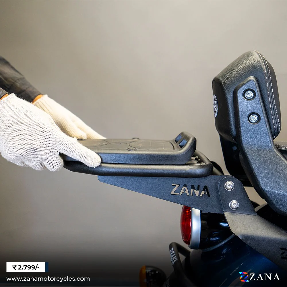 Top Rack Compatible with Royal Enfield Backrest for Super Meteor 650 by ZANA-ZI-8350 - Image 4