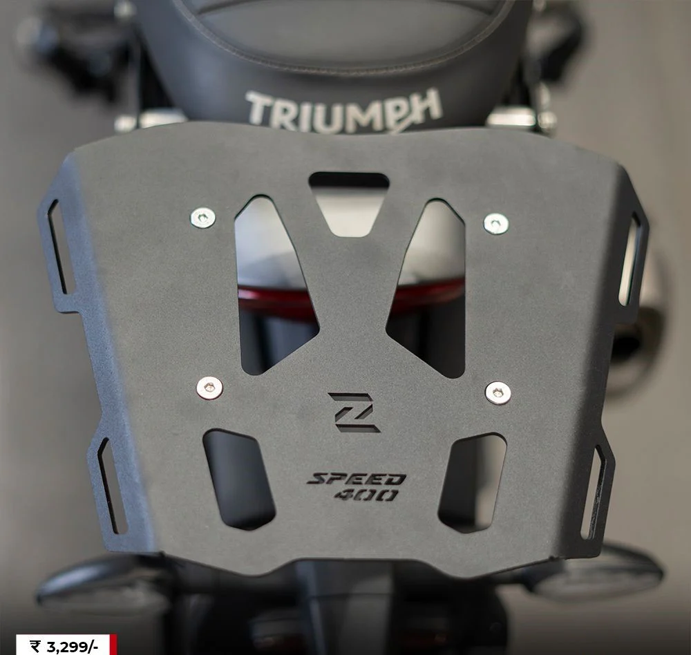 Triumph Speed 400 Top Rack with Plate T-1 ZI-8364 - Image 2