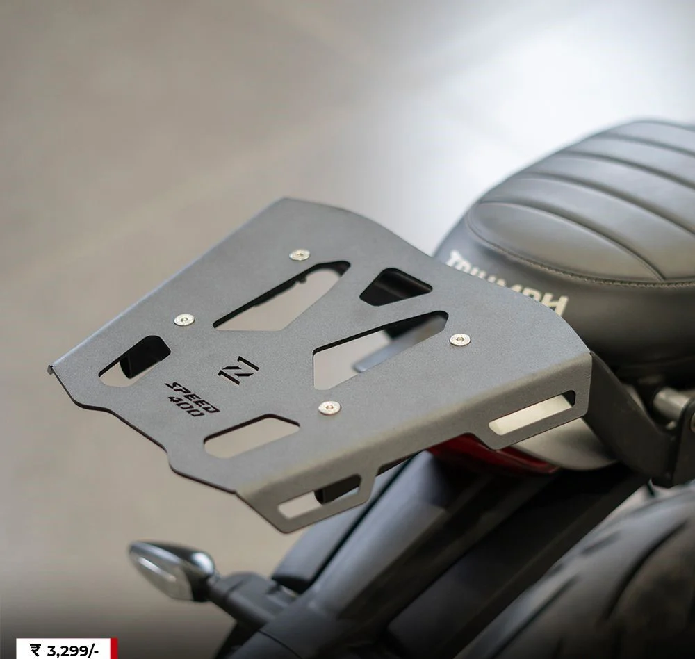 Triumph Speed 400 Top Rack with Plate T-1 ZI-8364 - Image 4