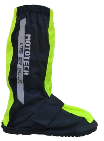 Mototech Trooper Boot Covers - Black Flueroscent - Image 3