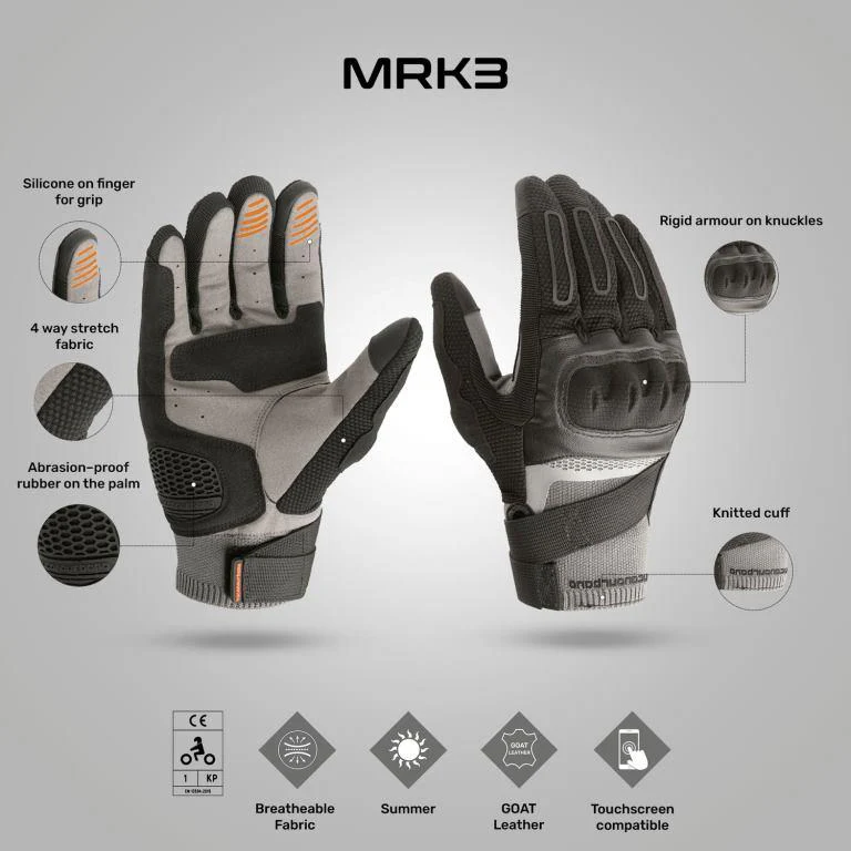 Tucano Urbano Mrk3 Gloves - DARK GREY - Image 6