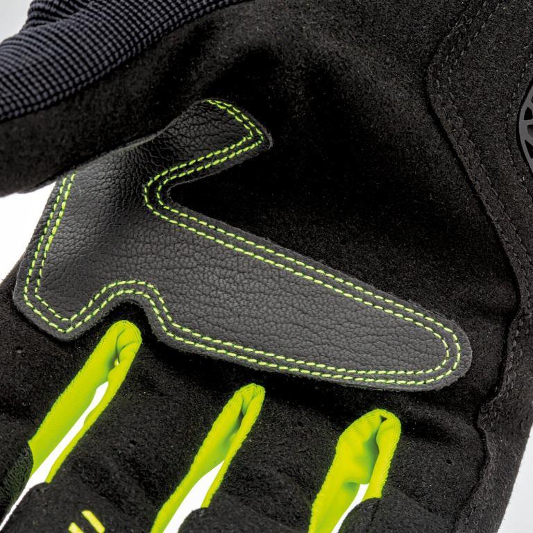 Tucano Urbano Stacca Gloves - BLACK FLU YELLOW - Image 4