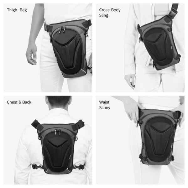 Vantora ARC 4IN1 Travel Bag (Carbon-Black) - Image 11