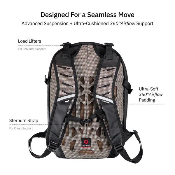 Vantora Volen Backpack (Carbon-Black) - Image 7
