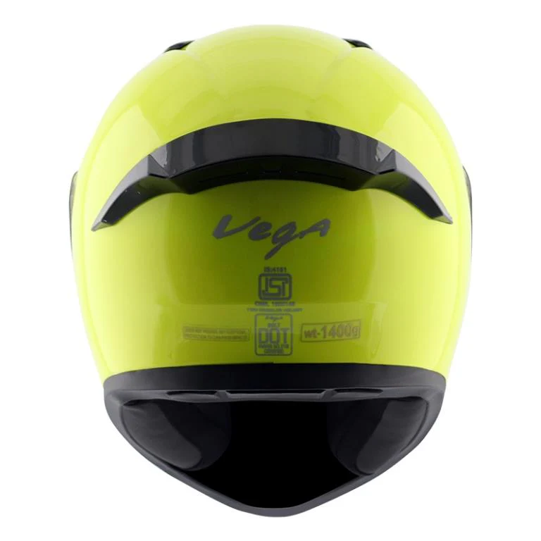 Vega Bolt Neon Yellow Helmet - Image 3