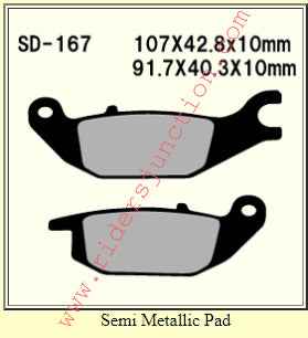 Vesrah SD-167 Ceramic Brake Pad - Image 2