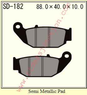Vesrah SD-182 Ceramic Brake Pad - Image 2