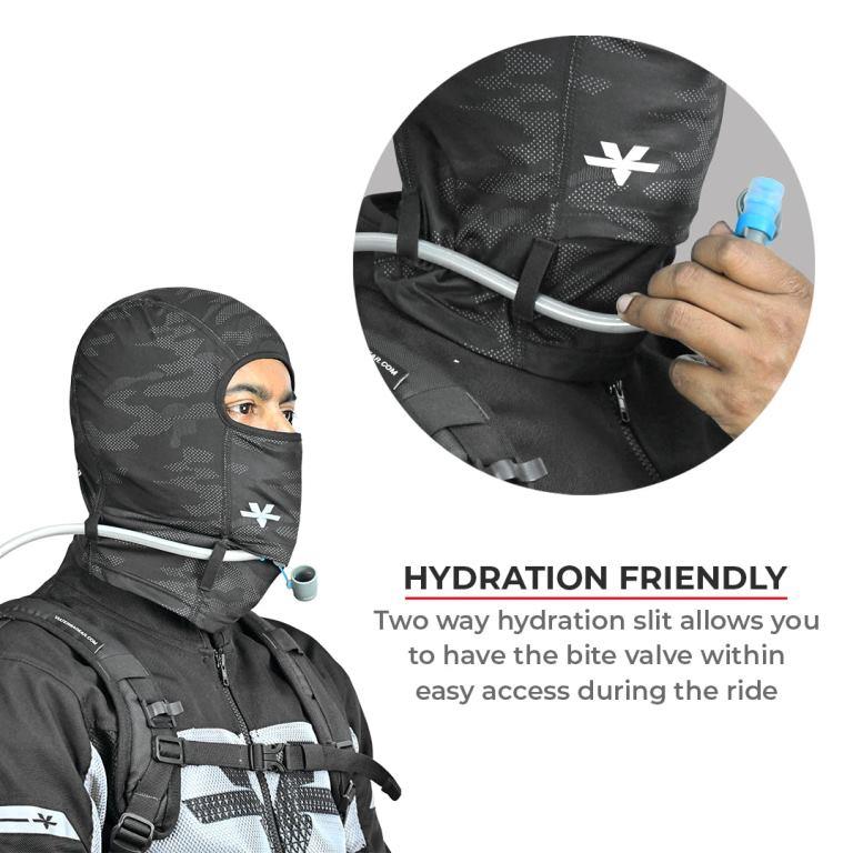 Viaterra 2nd Skin Balaclava - Motorcycle Helmet Liner - Camouflage - Image 2