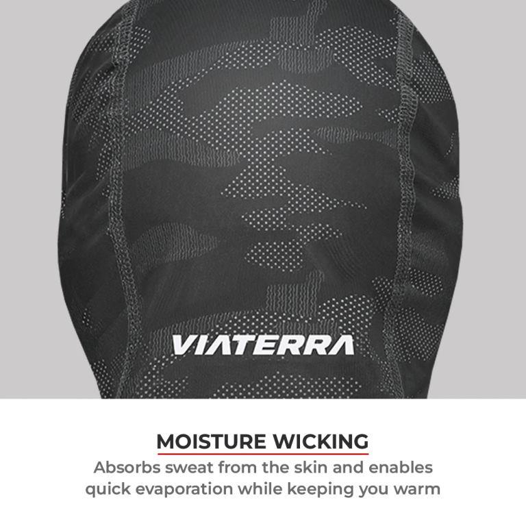Viaterra 2nd Skin Balaclava - Motorcycle Helmet Liner - Camouflage - Image 8