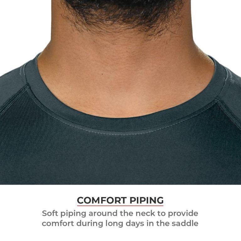 Viaterra 2nd Skin Base Layer - Top - Anthracite (Black Grey) - Image 3