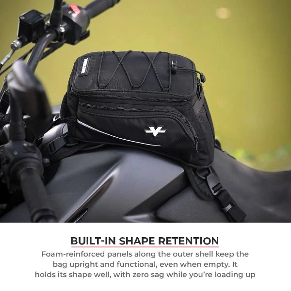 Viaterra Ace Universal Motorcycle Tank Bag (Strap Based) - Image 3