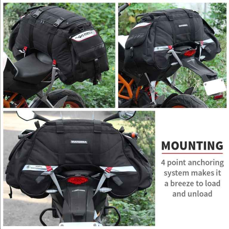 ViaTerra Claw 100% Waterproof motorcycle tailbag (Universal) - Image 19